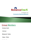 Reliance fresh retail outlet