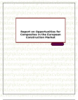 Report on Opportunities for Composites in the European Construction Market