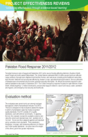 Effectiveness Review: Pakistan Flood Response 2011/12