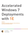 Accelerated Windows 7 Deployments with 1E (Short)