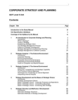 ABE CORPORATE STRATEGY AND PLANNING