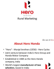 Hero Rural Marketing