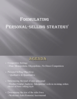 Personal Selling Strategy