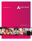 Axis Bank Ltd Annual Report 2011-2012
