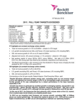 Reckitt Benckiser FY 2011 Report