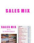 Sales Mix