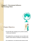 Government Influence On Exchange Rates