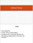 Indirect Taxes