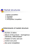 Market structures