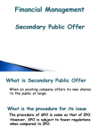 Secondary Public Offer