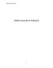Indian Insurance Industry