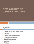 Determinants of Capital Structure