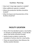 Facilities & Layout Planning 