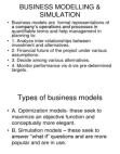 Business Modelling & Simulation