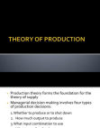 Theory of Production