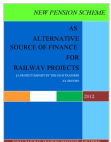NPS-AS ALTERNATE SOURCE OF FUNDING RAILWAY SHORTTERM PROJECTS
