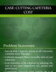 Case Study-Cutting Cost