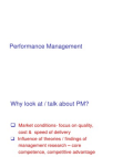 Performance Management Explained