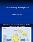 Manufacturing Management