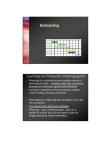 Production Planning and Scheduling