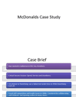 Mcdonalds Case Study - SCM