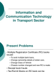 Information Technology in Transport Sector