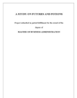 A Study On Futures And Options