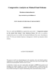 Comparative Analysis on Mutual Fund Scheme MBA Project