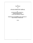 Evaluation of Capital at South Central Railway MBA Finance Project