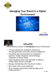 kinConsult: Manging your brand in a digital environment
