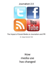 Impact of Social Media Journalism and PR 2.0