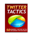 Tactics on Twitter