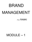  Brand Management 1