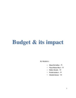 Detailed Analysis of Union Budget 2013-2014 presented by Mr. Chidambaram