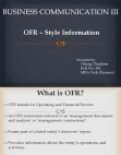 OFR style
