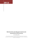 Report on Islamic Banking and Islamic Instruments of Financing