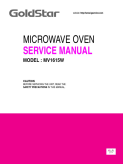 GoldStart Microwave Oven MV1615x