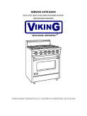 Viking VDSC307 Dual Fuel Self-Clean Free Standing Range Wtih Sealed Burners