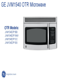 GE JVM1540DP OTR Microwave Service Manual