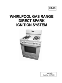 Whirlpool KR-28 Gas Range Spark Ignition System