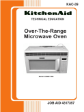KitchenAid Over-The-Range Microwave Oven KAC-39