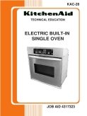 KitchenAid Electric Built-In Single Oven KAC-28