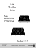 GE Profile 30 and 36 inch Cooktops