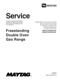 Maytag Gemini Freestanding Double Oven Gas Range Service Manual
