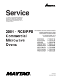 Maytag Amana 2004 RCS RFS Commercial Microwave Ovens