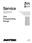 Maytag Freestanding Range Repair Service Manual