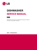 LG LDF6920 Dishwasher Service Manual