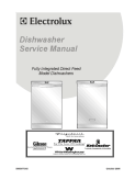 Frigidaire Fully Integrated Direct Feed Model Dishwashers Service Manual