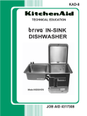 KitchenAid Briva In-Sink Dishwasher KAD-8