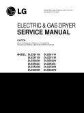 LG Gas Dryer Repair Service Manual DLG5932xx